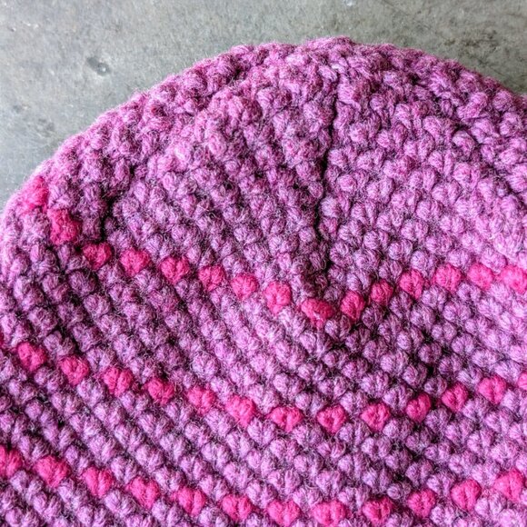 Patagonia Beatrice Beanie Pink Knit Merino Wool Winter Hat Women's One Size - Picture 3 of 6